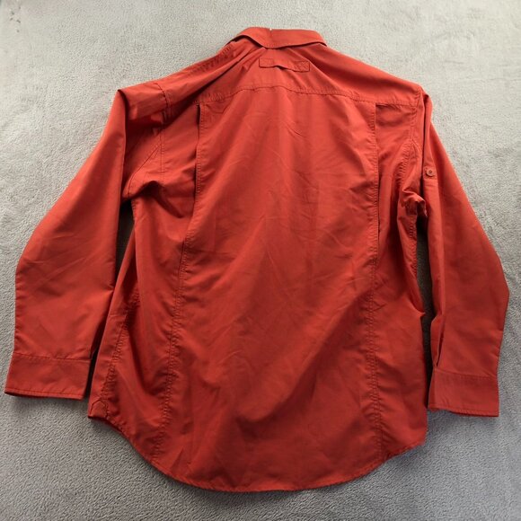 Duluth Men's Shirt Medium Long Sleeve Outdoors Orange Long Sleeve Top - Picture 16 of 16